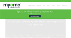Desktop Screenshot of myomo.com